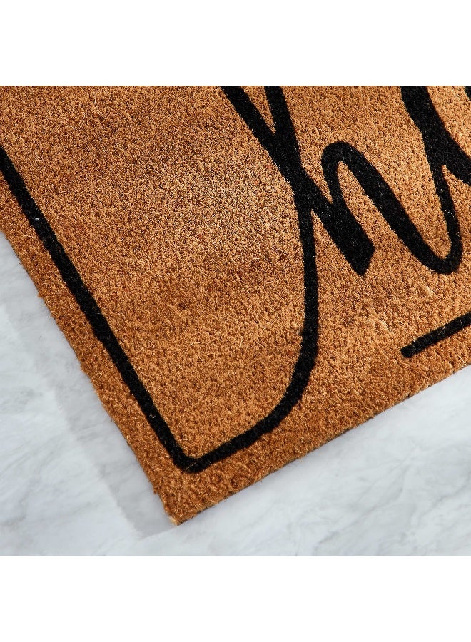 Home Box Home Printed Coir Doormat - 60x90 cm - Image 4